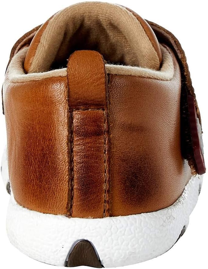 Twisted X Toddler-Boys' Driving Western Shoe Moc Toe Tan 3 D - Image 4
